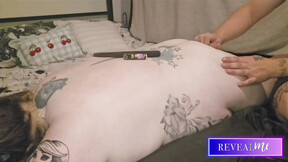 RevealMe  BUXOM HOT GIRL MASSAGE, SEXY WAX BACK, & TIT DRIP FETISH