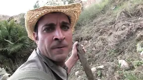 Horny Hunter finds two sexy girls for a wild threeway