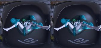 Tatsumaki pinned down and tentacled VR
