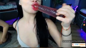 I can make you cum in a minute or an hour - you chose. Watch ScarlettJakobs Dirty Blowjob Tongue Tease That Controls Your Finish