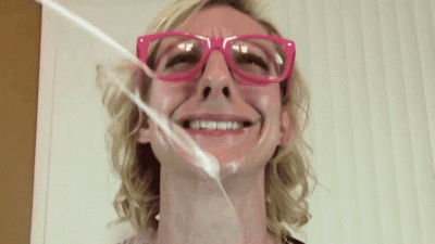 Messy Bukkake the End Result of Hot Scientist Accidentally Opening Intergalactic Gloryhole