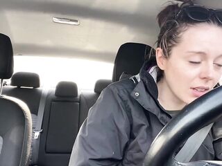 Going Thru a Drive Thru while Trying Not To CUM