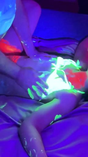 Unforgettable moment from &quot;Glow Party! Bukkake Gangbang for Cum-hungry Slut  - Vanessa Cliff&quot;