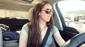 Cumming embarassingly Hard in a Starbucks Drive Thru (lush Control Part 2)