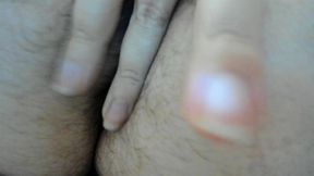 Huge Pussy and Hairy Asshole Caught up Close Pussy Pops and Pisses