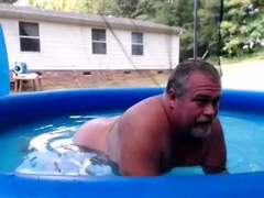 Naked Pool Dad