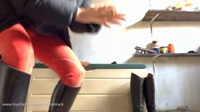 Dirty Riding Boots & Wellies