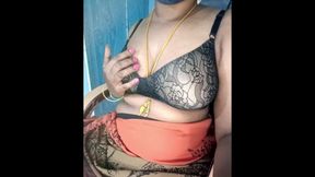 Desi Tamil Aunty Bigboobs Puffy Nipples Dirty Talking About Indian Fucking Sexy Dimple