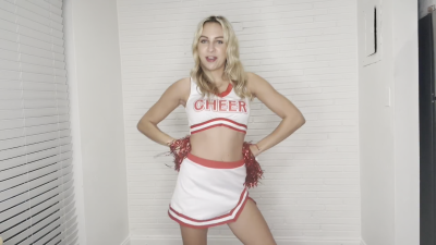 Bratty cheerleader bullies you and turns you into her chastity slave