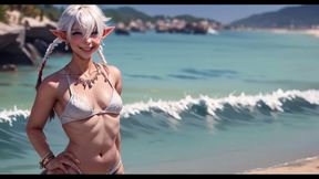 AI generated Alisaie Final fantasy XIV