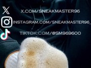 Polish Sneak Master trains his slave in playroom deepthroat smelly socks facefuck twink daddy