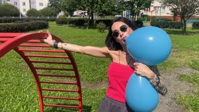 B2P in the open air on a hot summer day - Mishel Looner balloons