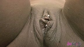 Stiff monster dildo making two girls moan loudly