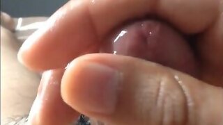 Oiled Handjob with a Dash of Precum Play