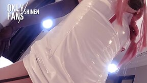 Japanese anime cosplay: chainsaw man & makima nurse - part 9 handjob