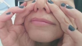 My nose ringing