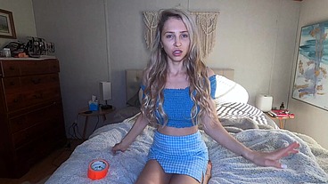 Gagged With Duct Tape Giving You JOI