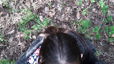 My girlfriend and I were caught by a passerby in the woods who was watching our sex - lesbian_illusion