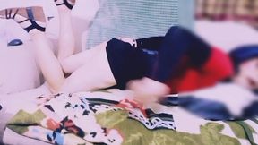 mariquita cachonda - ella fantasea con un sugar daddy que la coja por el culito - sissy disfruta duro por su ano - le encanta el pene en el culo - jovencita ladyboy masturbacion - ruby queen