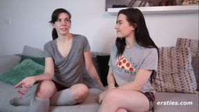 Sexy Amateur Lesbian Girls Play With Their Friends Pussy - Brunette girlfriends