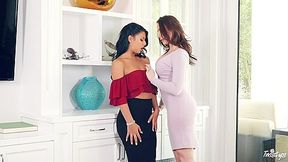Gina Valentina And Chanel Preston Licking All Over T