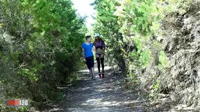 Brazilian MILF Manuella Pimenta gets her ass fucked in a wild MMF threesome