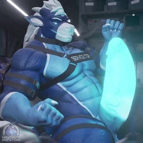Service Top NighDruth Destroyed by Muscled Dragon Dick