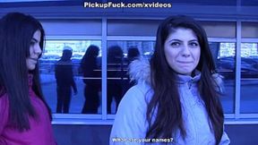 Hot teens public sex encounter