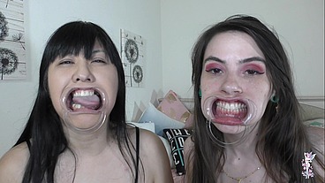 Ziva Fey - Extreme Hollering Hooting Silly Faces with Ondrea Lee