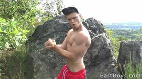 Muscle Worship - Massage - Handjob - Petr Brada