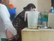 Empleada doméstica follada a escondidas de mi esposa