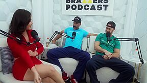 Seth Gamble, Charles Dera And Valentina Nappi In The Podcast