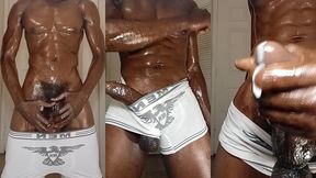 monster cock tall black muscular man can t wait to get home and fuck that pussy!