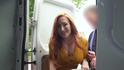 Forgive Me Father - Innocent widow redhead MILF first time with big cock hardcore sex public pick up