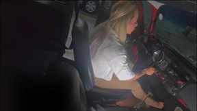 Paula in COLD START the BEETLE VW - take a coffee with me my love