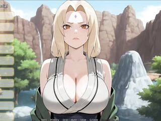 Anime Hustle - Banging Naruto's Tsunade's Constricted Booty