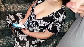 Stepmom caught in cumshot surprise