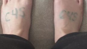 TOUCHDOWN TELEGRAM SITTING ON THE COUCH RELAXING