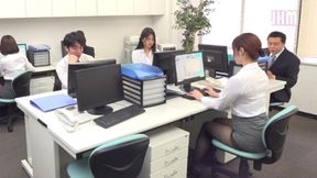 Office Temptation Pantyhose Fever Follows You From Desk to Hotel - Episode2