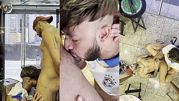 Sexo entre dotados em plena luz do dia