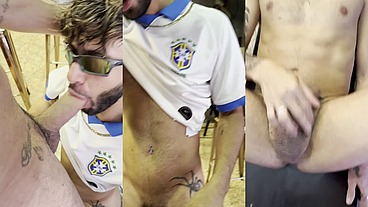 Sexo entre dotados em plena luz do dia