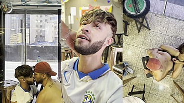 Sexo entre dotados em plena luz do dia