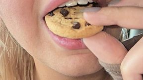 Vicky Chewing A Cookie