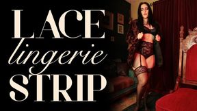 Lace Lingerie Striptease