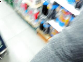 Grocery shopping as indecent as you like it - public and risky