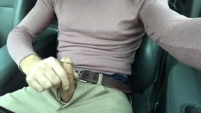 Hot jerking in my car and parking lot, sagging, boxers jeans