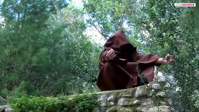 Mystical fuck in the forest gives her an orgasm explosion