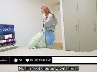 Step Mama Shares Couch with Step Son - Accidental Viagra Pill Taboo Bang!