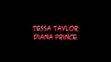 Tessa Taylor Gives Blowjob in Threesome with Diana Prince and Joe Blow