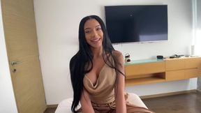 First Casting With Beautiful Latina Teen - Pov Sex